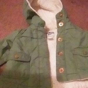 Infant Greeen Oshkosh Bigosh Winter Coat